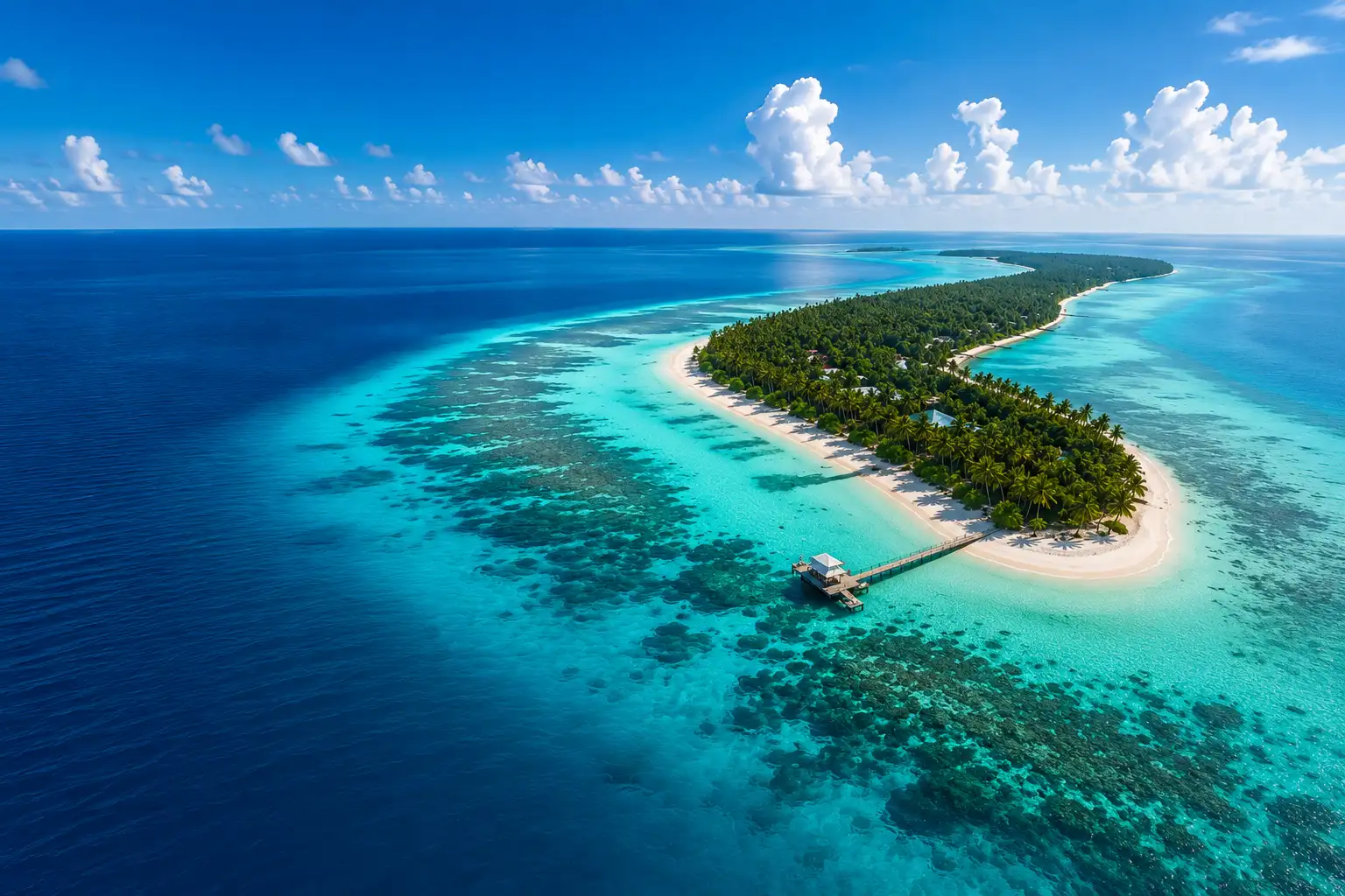 Laccadive coral lagoons background